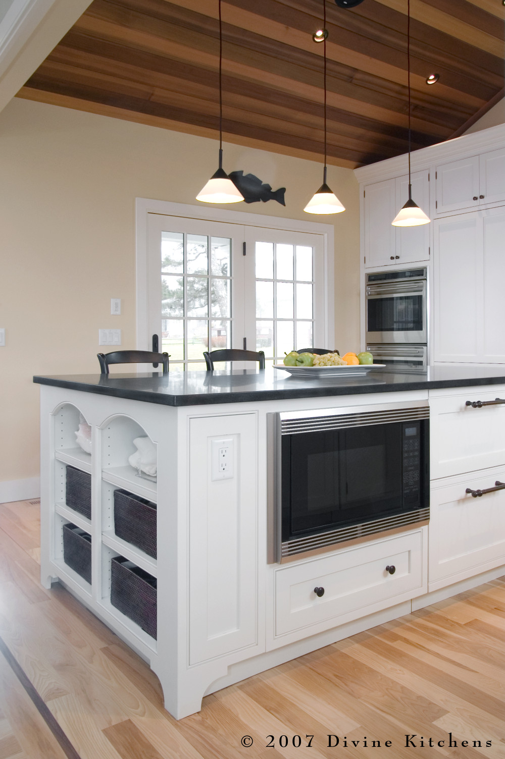 Cape Cod Transitional Traditional Kitchen Beadboard Ceiling Divine Design Build