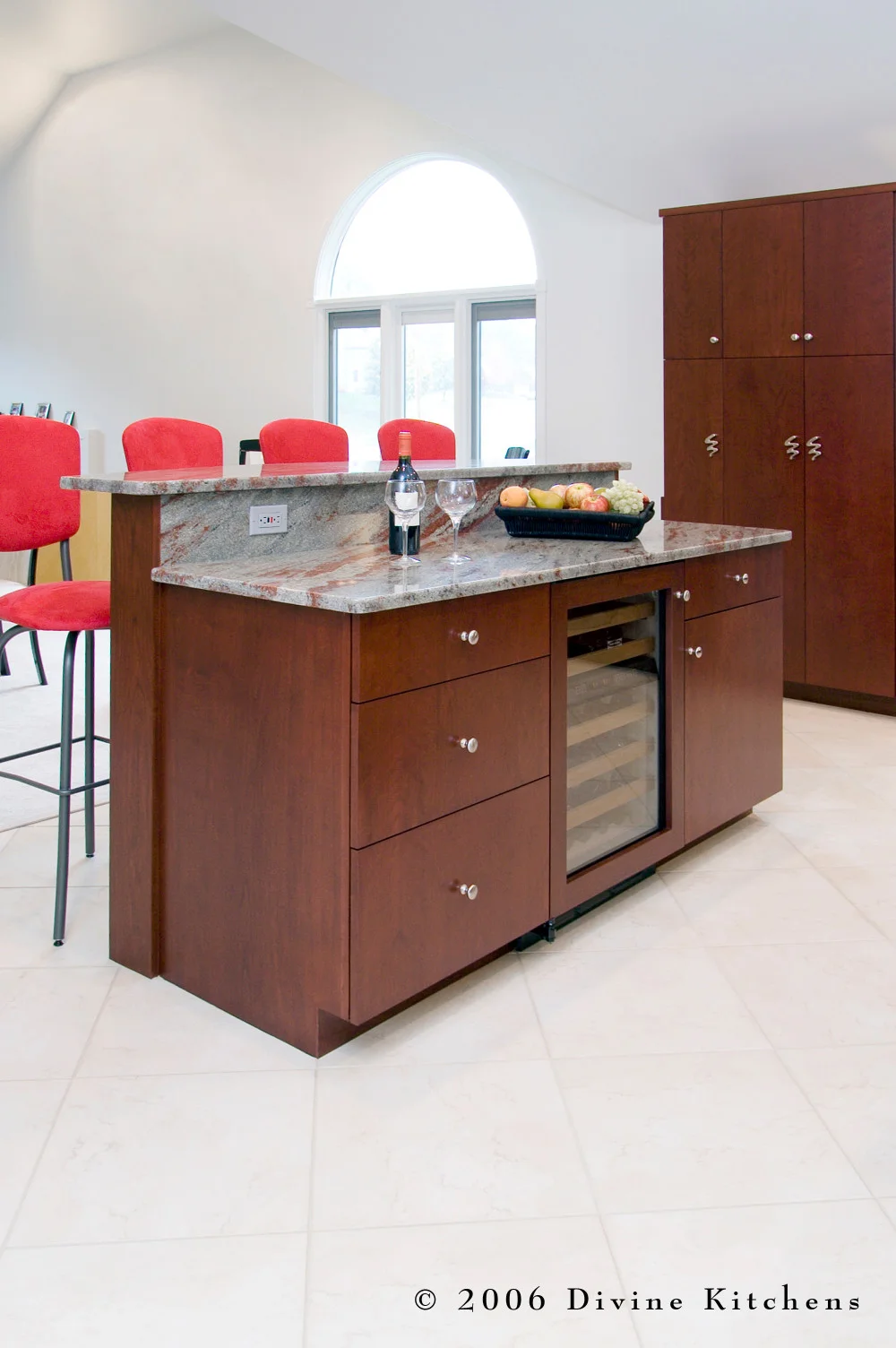 Boston Metrowest Modern Contemporary Cherry Kitchen — Divine Design+Build