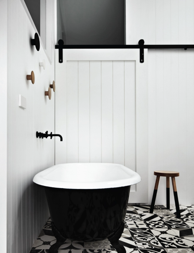 Bathroom Design Trend: Black and White Bathroom Tile