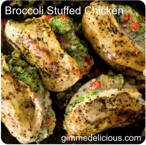 Broccoli Stuffed Chicken