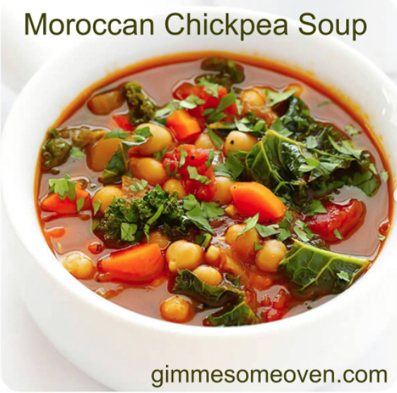 Moroccan Chickpea Soup