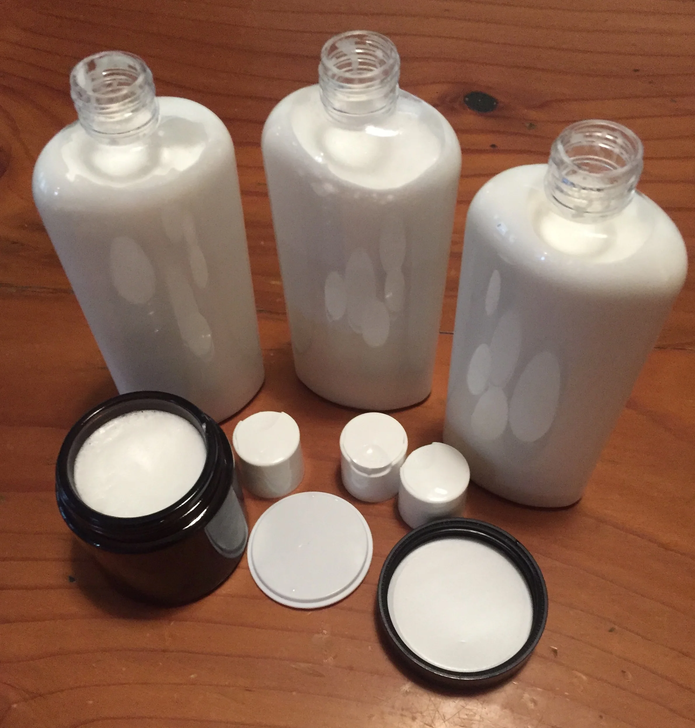 Bottled lavender lotion