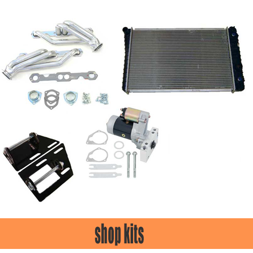 S10 V8 Conversion Kits   We have a selection of kits for Small block and LSX conversion as well as 4WD.