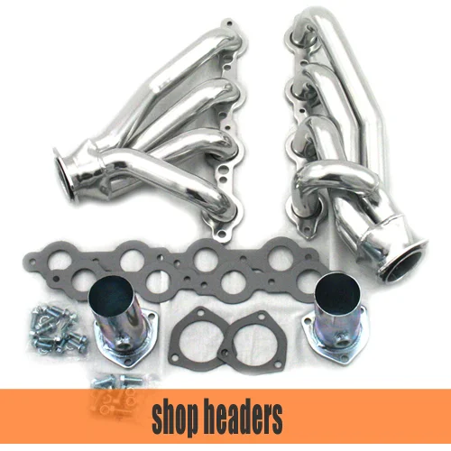 S10V8 Headers   Big Tube, Angle Plug, Long Tube and Ceramic Coated, we have you covered. Headers for most S10V8 conversion are right here.