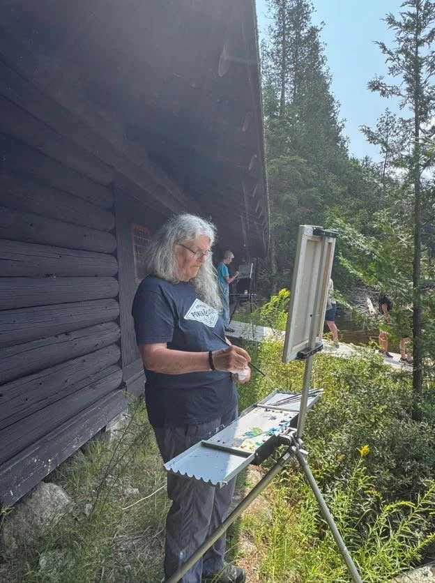 It's almost time for our 3rd Annual Art and Music Day at Great Camp SantanonI! 

Join us tomorrow, Saturday, July 11, for a celebration of the arts across the Camp Santanoni Historic Area. Visit with guest artists, take a tour and create works of you