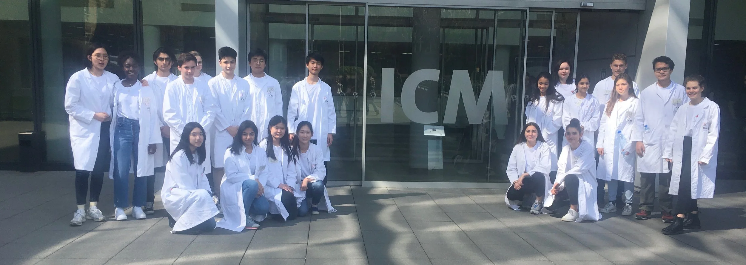 2019 France Brain Bee participants taking a break during the competition at ICM Brain and Spine Institute, 6 April 2019. Thanks ICM for hosting and sponsoring!