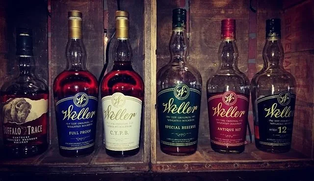 The #wellerfamily is all here....
#wellercypb #weller12 #wellerspecialreserve #wellerantique107 #wellerfullproof #buffalotracedistillery .
.
#rbt #roamingbisontavern #buffalo #buffalonewyork #eriecounty #northbuffalo #hashtagstepoutbuffalo #friends #