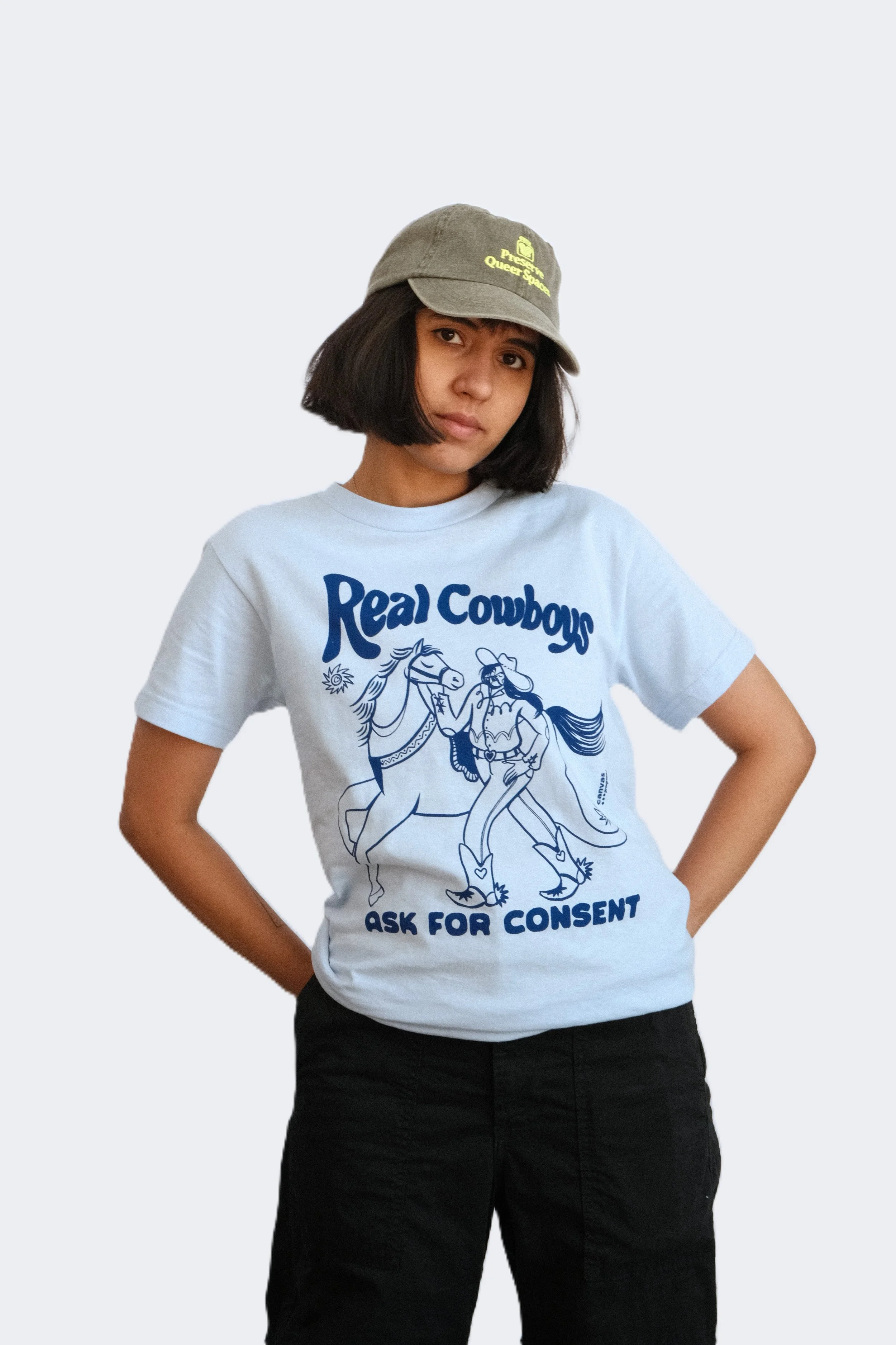 Real Cowboys Ask for Consent Tee