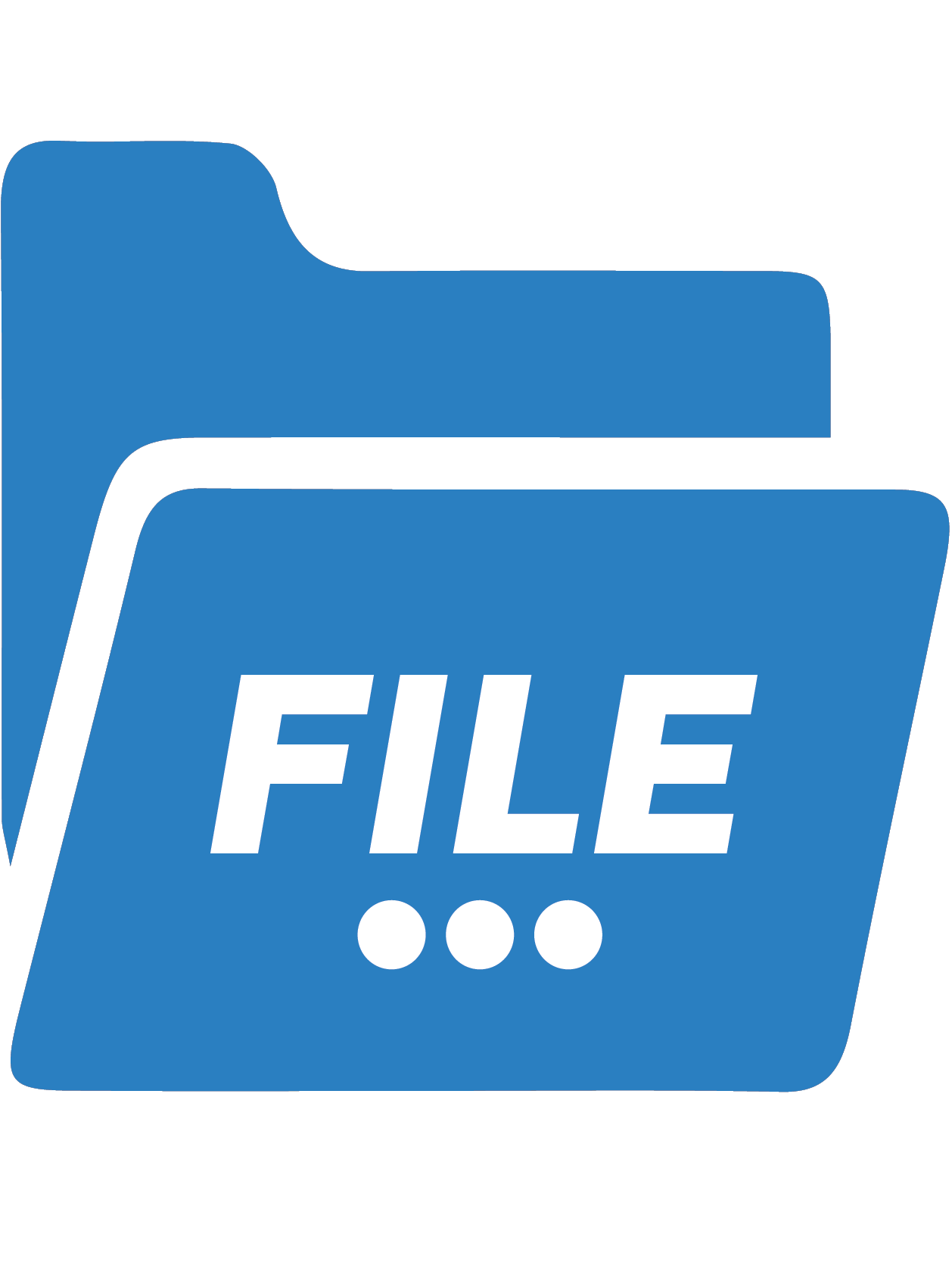 Blue PDF Icon
