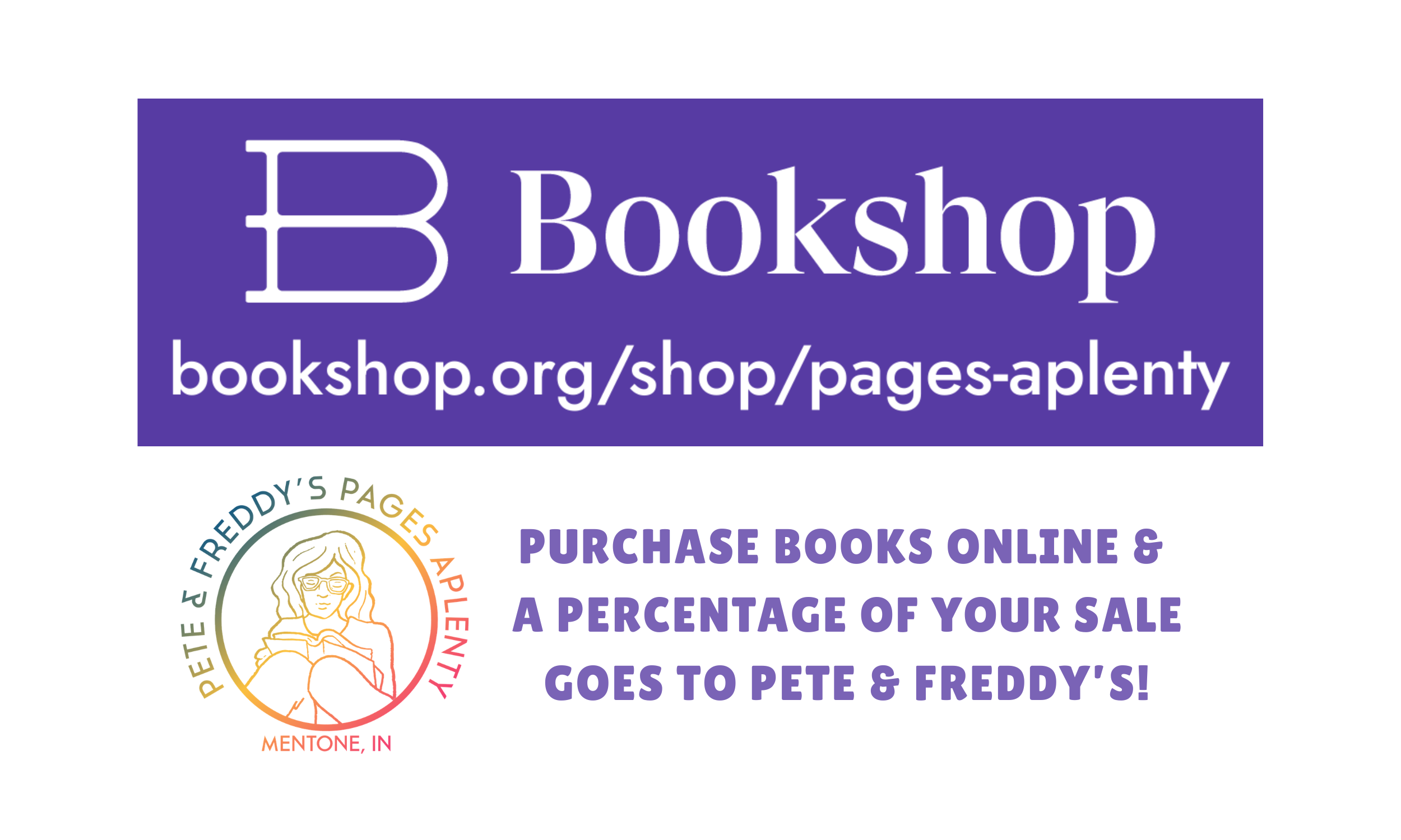 Support Pete & Freddy's with your online book purchases!