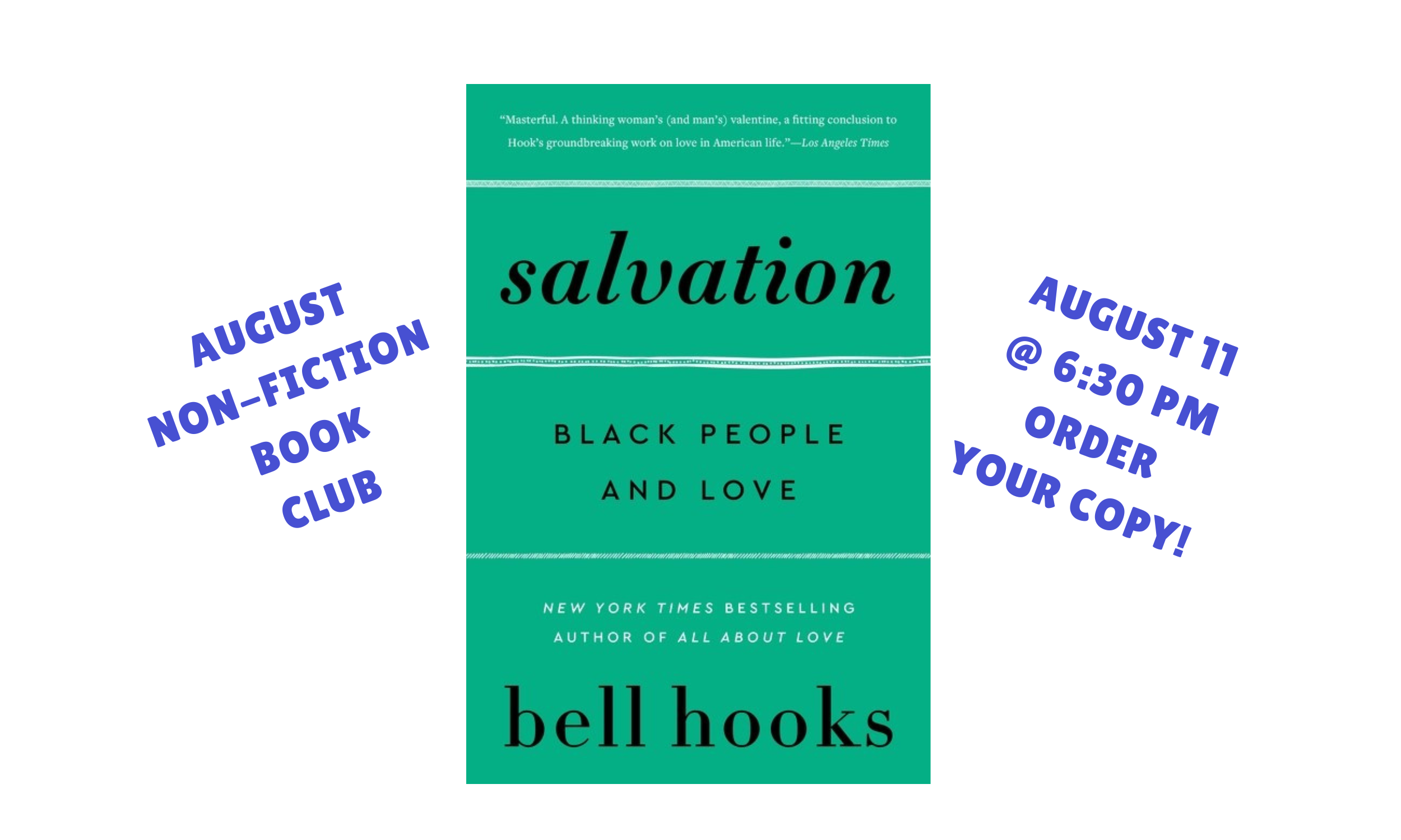 August Non-Fiction Book Club Pick