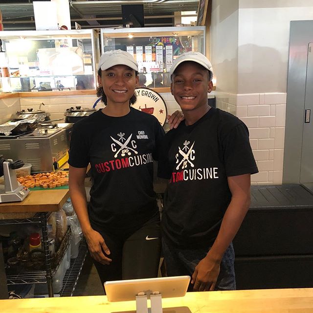 Look who came to market with me today!
💕
I needed an extra set of hands for our busy Saturday crowds, and Joseph came to the rescue
🙌🏾
What a fun way to spend time with my guy. The best part is his comment after a couple hours on the job...&rdquo;