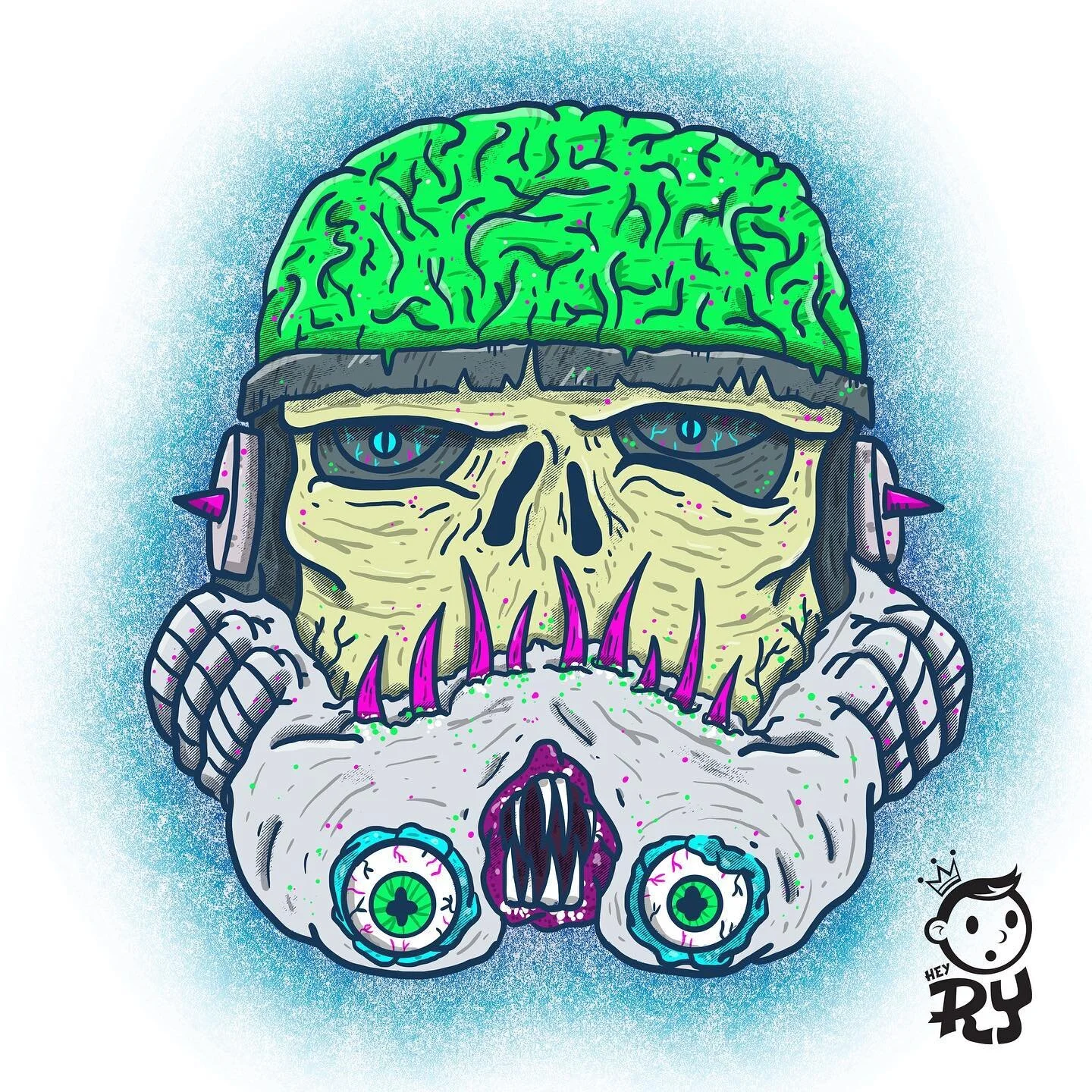Demon Trooper. Me and my buddy @weirdkev are creating some gross Star Wars inspired stuff!!

#procreate #ipadpro #applepencil #starwars #stormtrooper #monster #demon #fanart #scifi #digital #digitalart #demon #draw #doodle #illustration