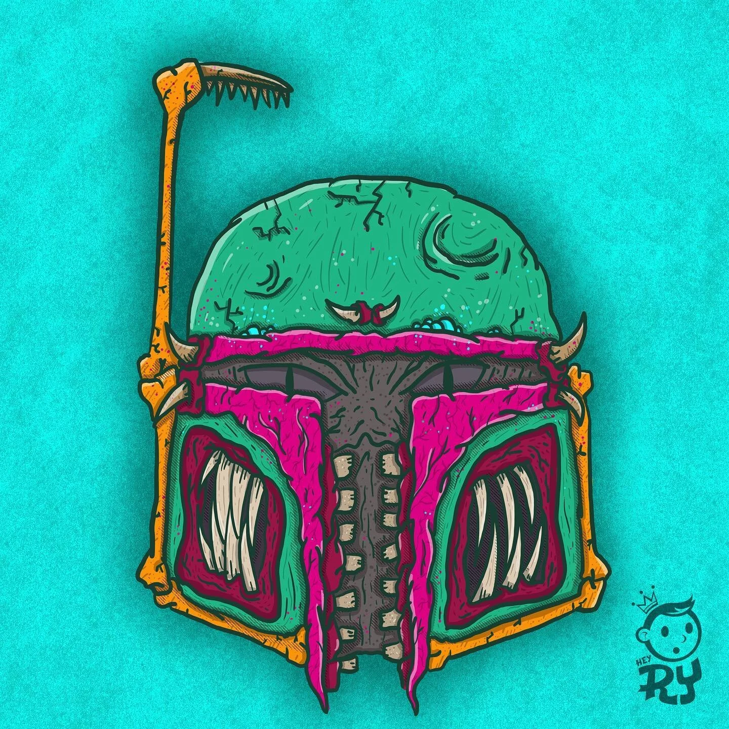 My fav! Boba Freak

Continuing with my friend @kevinkudos !

#starwars #bobafett #bookofbobafett #bountyhunter #scifi #scifiart #art #fanart #mandolorian #monster #freak #illustration #cartoon #ipadpro #procreate #digital #digitalart #applepencil #ti