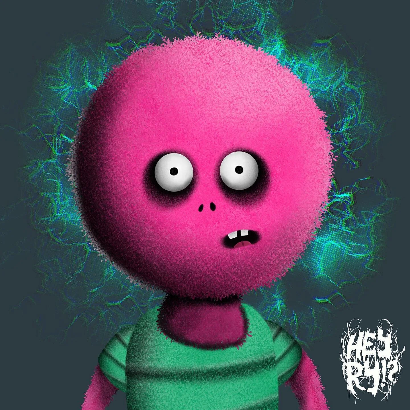 Fuzzy head - this is a fun exercise 

#fuzzy #furry #monster #art #character #muppet #scifiart #creature #ipadpro #applepencil #procreate @procreate #illustration #digital
