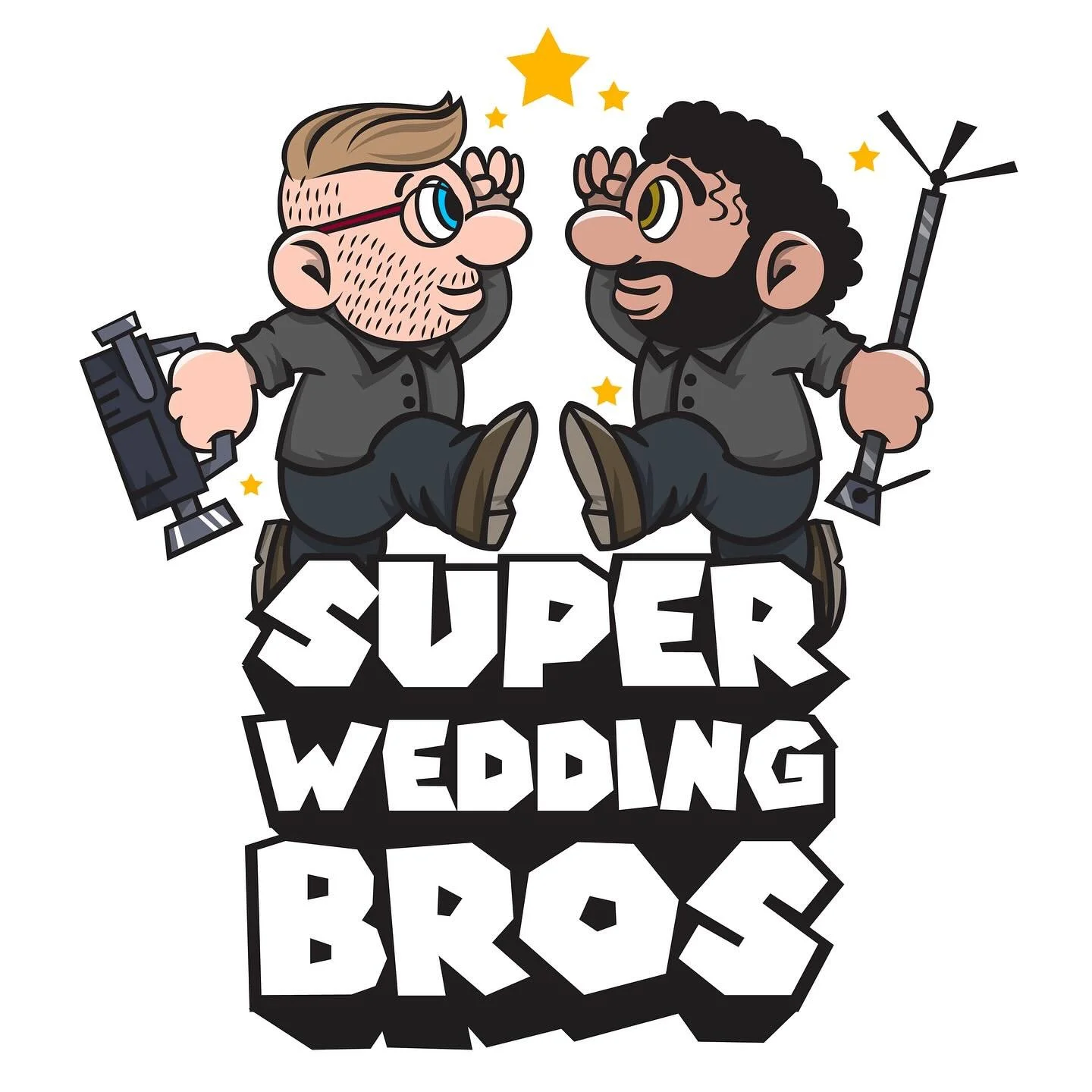Logo I did for my brother and his buddy! This was for promoting a short pilot/series that they would write, film and direct. Pretty cool concept: think wedding videographers in the style of &ldquo;clerks&rdquo; unfortunately they never made their kic