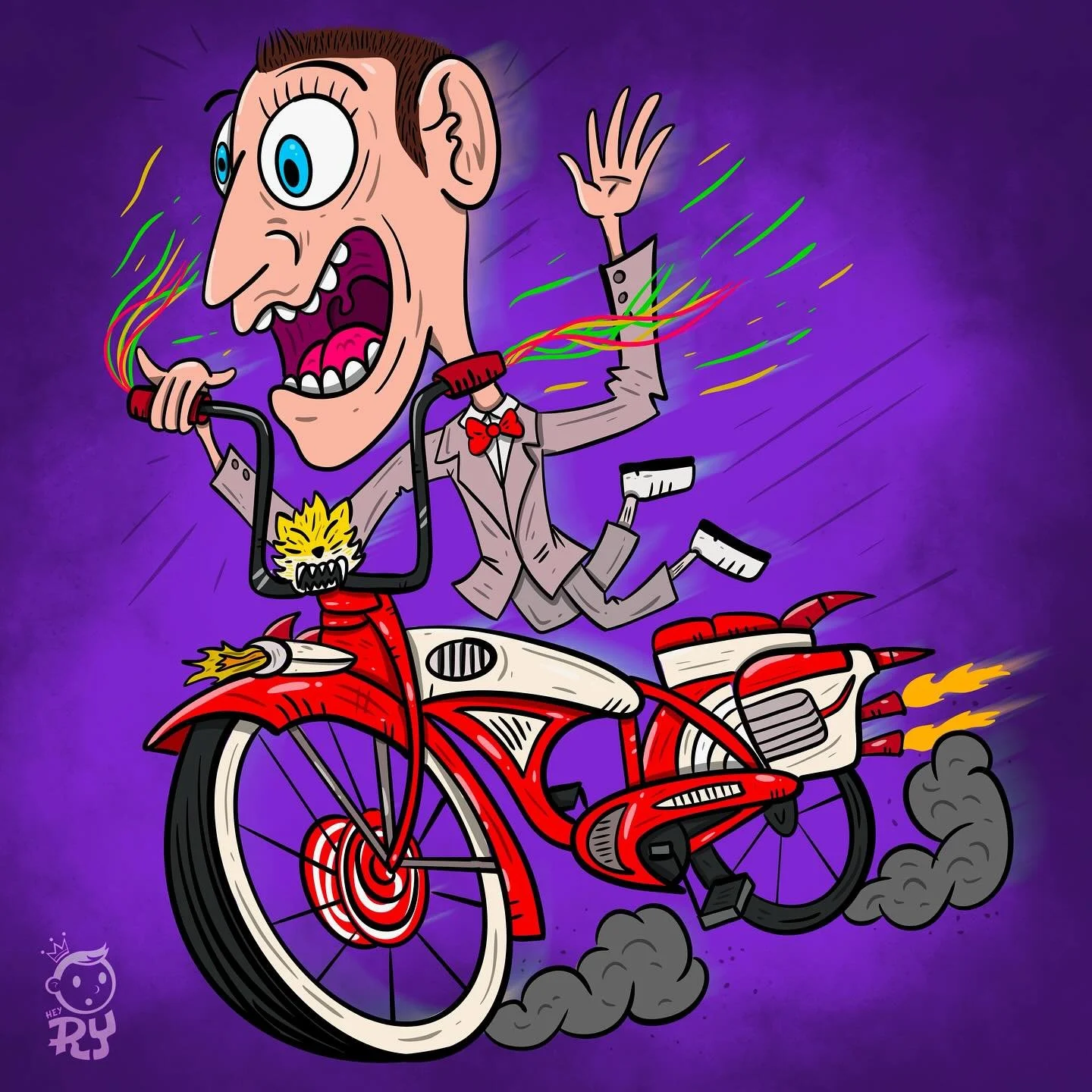 &ldquo;I&rsquo;m a loner Dottie, a rebel!&rdquo;

This one&rsquo;s for you buddy @nick.vision @retropizzashop 

#peewee #peeweeherman #paulruebens #cartoon #ratfink #bike #bicycle #art #fanart #ipadpro #applepencil #frontpage #trending #tequilla #pee