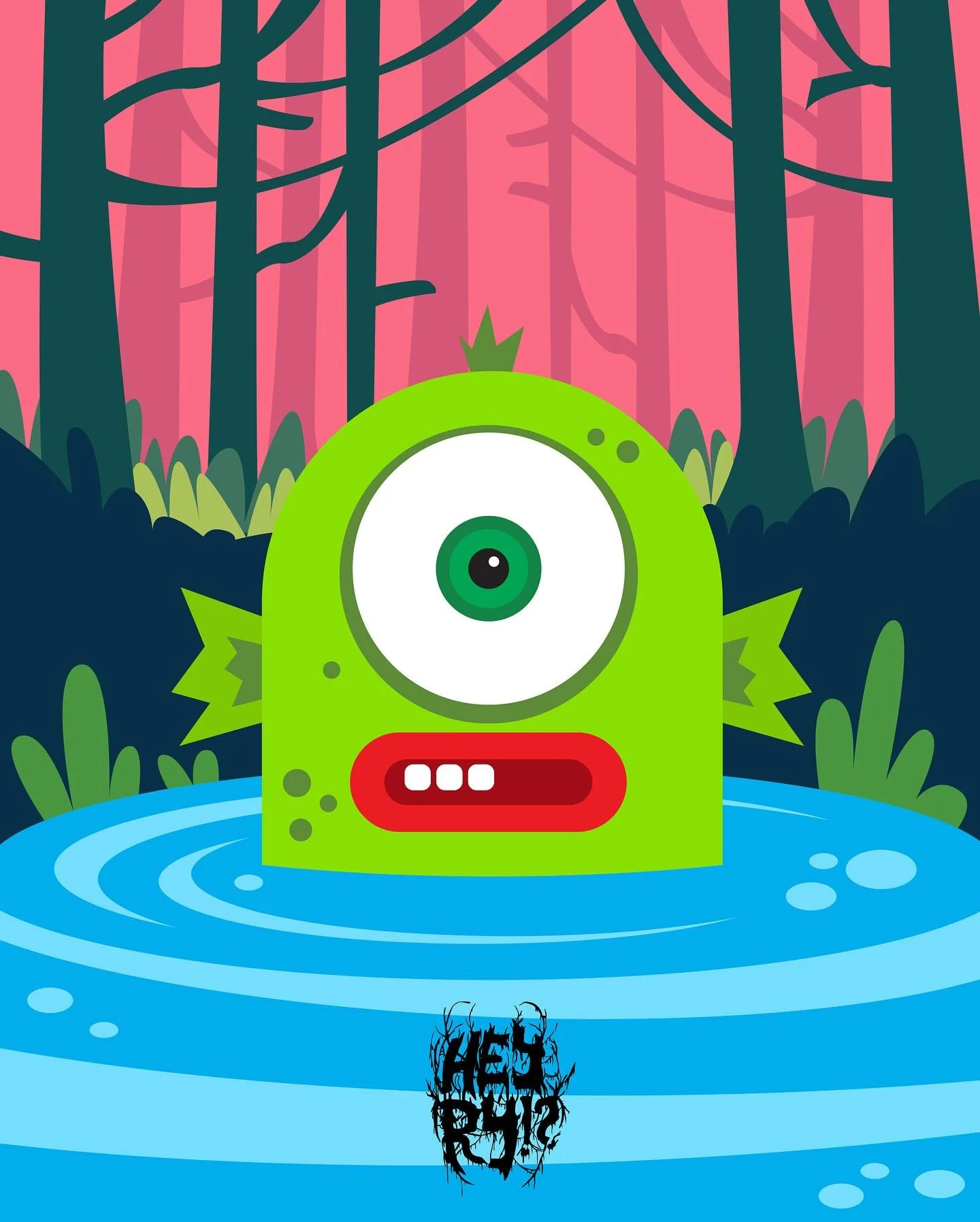 Little swamp guy

#art #monster #doodle #cartoon #illustrator