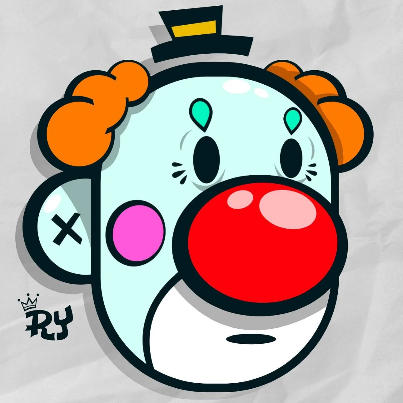 Clown

#sketch #quicksketch #clown #cartoon #adobe #illustrator #adobeillustrator #vectorart #art