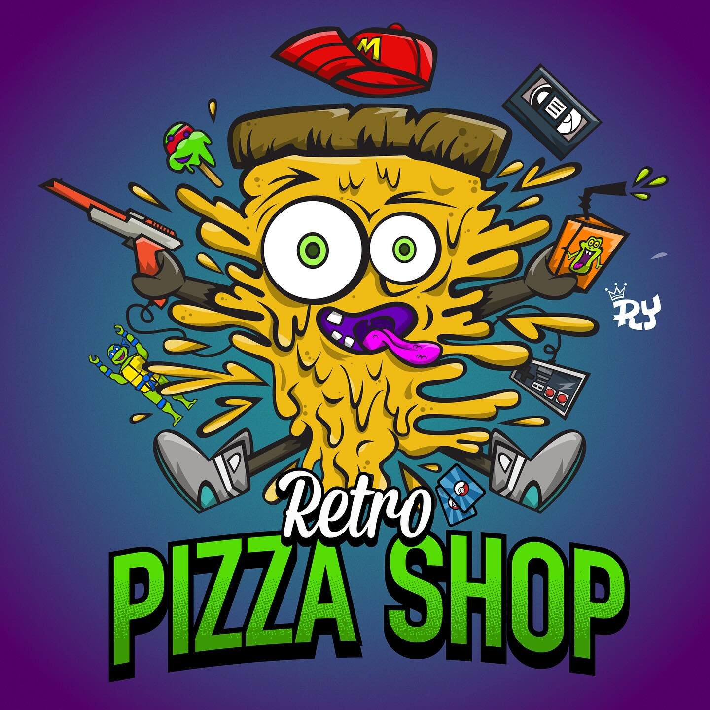 Logo work done for one of my besties @retropizzashop ! Go check out his page! The coolest nostalgia trip any millennial would love to take.

#graphic #graphicdesign #logo #pizza #toys #90s #nostalgia #millennials #discover #search #searchengineoptimi