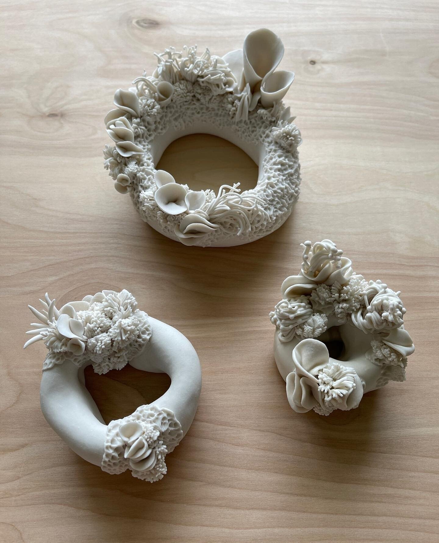 It goes to show: so excited to share that three of my porcelain sculptures have been selected to be part of Botanical Abundance, the 17th annual juried ceramics exhibition at McGroarty Arts Center (Tijunga, CA). The work is all spectacular and made b