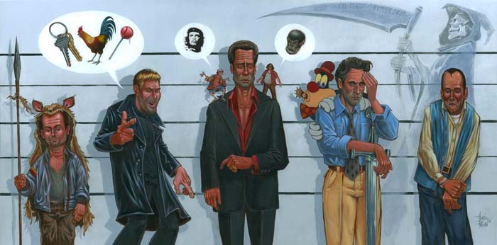 Usual Suspects by Augie Pagan. Inspired by The Usual Suspects.