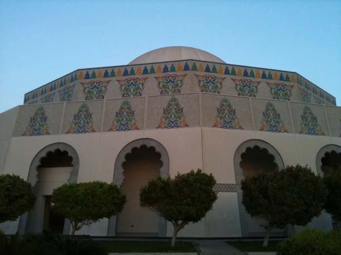Outside the Abu Dhabi Theatre