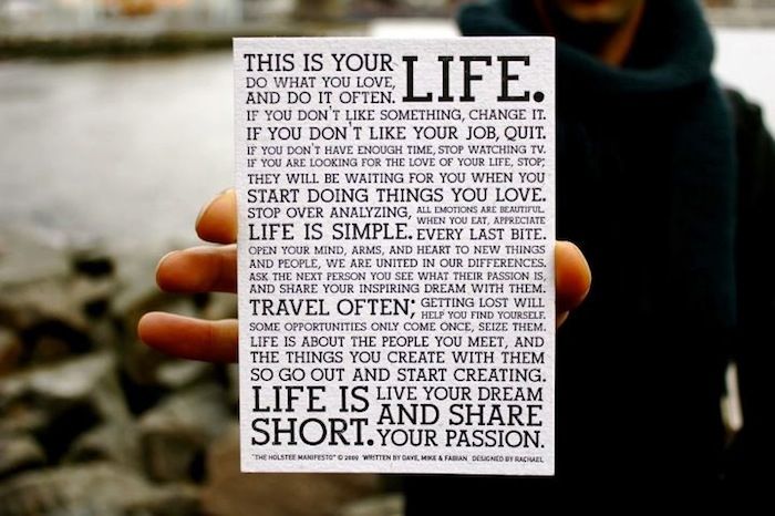 The Holstee Manifesto