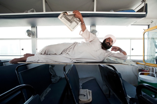 © Katarina Premfors - Resting Bus Driver - Dubai, UAE 2009