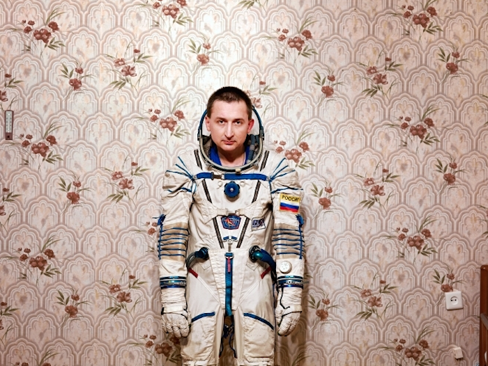 © Vincent Fournier - General Boris V. Naidvonov wearing the Russain Sapce suit Sokol. Star City, Youri Gagarine Cosmonaut Center, Chtchiolkovo, Russia, November 2007.