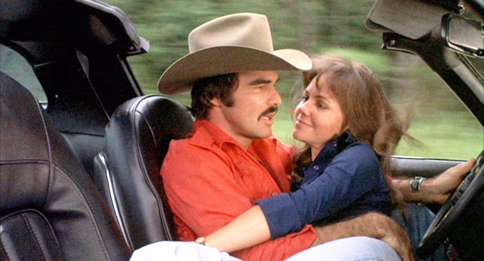  Burt Reynolds and Sally Field in Smokey and the Bandit (1977) 