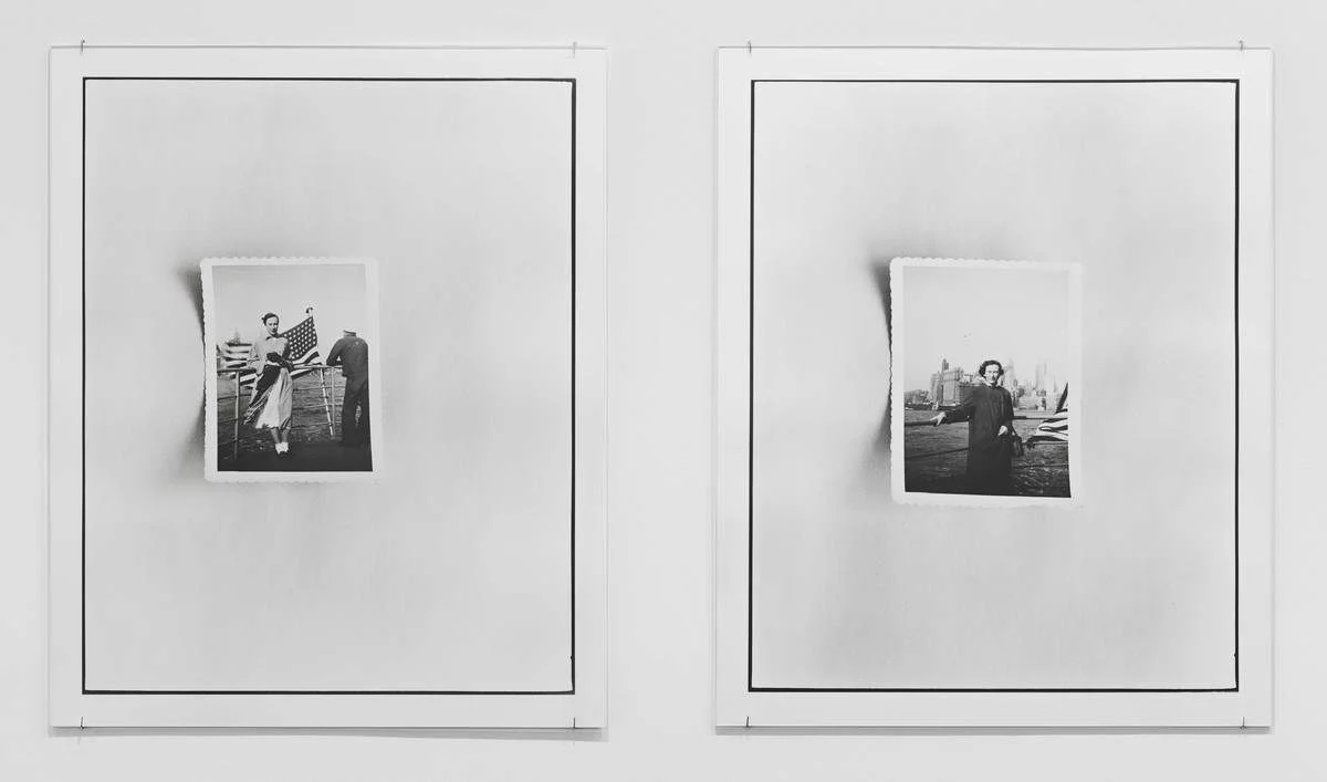 Zoe Leonard (b. 1961), detail of New York Harbor I , 2016. Two gelatin silver prints, 21 × 17 1/8 in. (53.3 × 43.5 cm) each. Collection of the artist; courtesy Galerie Gisela Capitain, Cologne, and Hauser & Wirth, New York