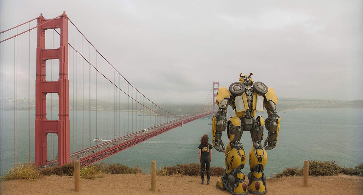   Bumblebee (Travis Knight, 2018)  Travis Knight has made a Transformers film that is coherent and a film I unexpectedly cared for. It’s the 2010s E.T. but with more action and explosions which make sense, unlike the Bayhem versions we've had before.