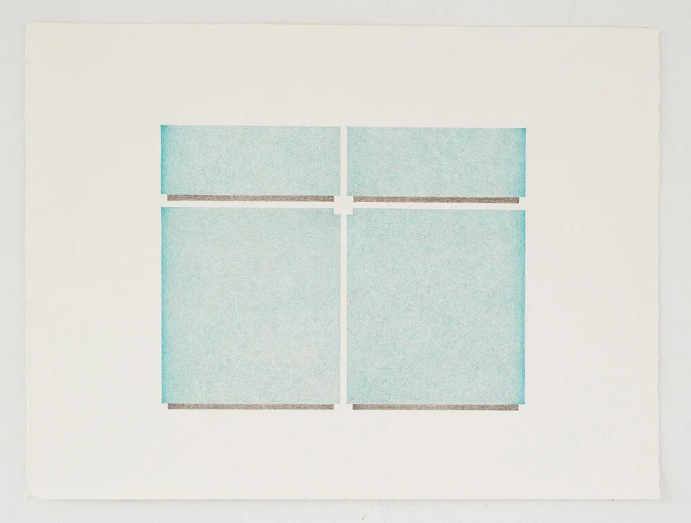 Fahd Burki, Pencil drawing 5 2020, Coloured pencil on paper, 37.5 x 50.3 cm