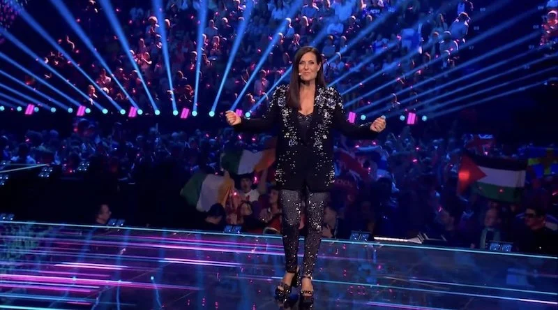 Eurovision 2025_Palestine Flag_inside arena_02.jpeg