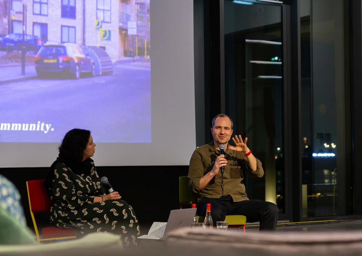 Night School 2026 Film Night at Jameel Arts Centre_Post Screening Discussion_Hind Mezaina and Todd Reisz_05.jpg