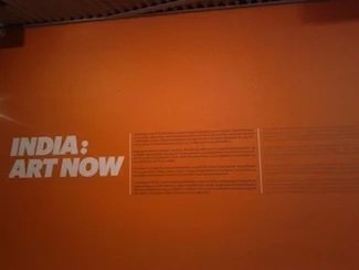 INDIA: ART NOW entrance