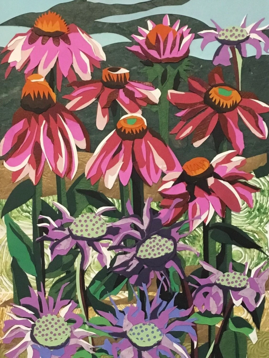 Purple coneflower and Beebalm