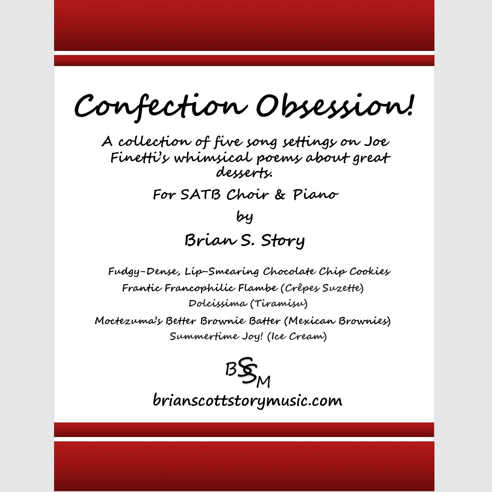 Confection Obsession! SATB &amp; Piano Levels 3 - 5