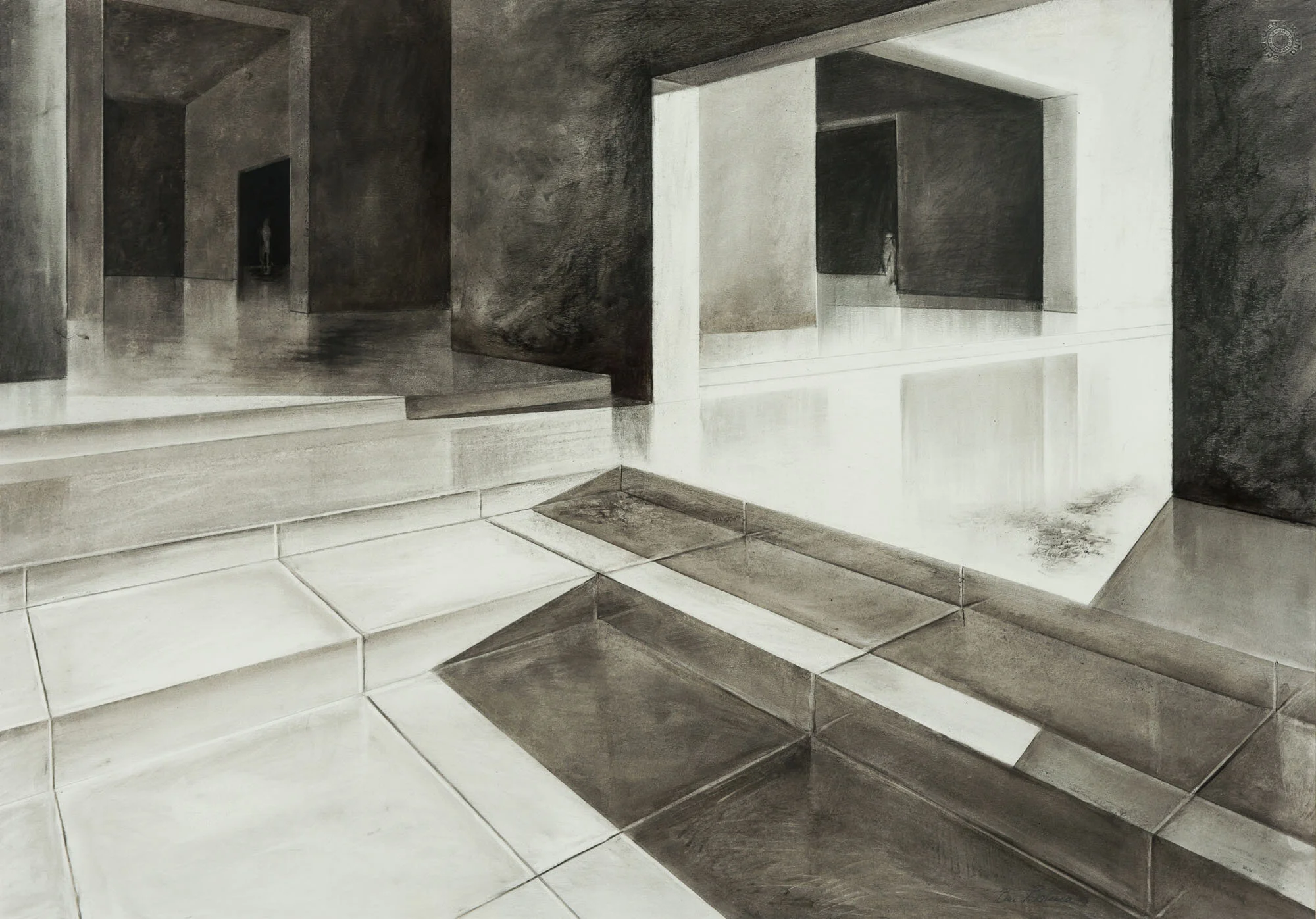 aarseling ii<p font-weight="200">2004<br>Charcoal and Pitt on paper<br>72 x 100 cm</p>