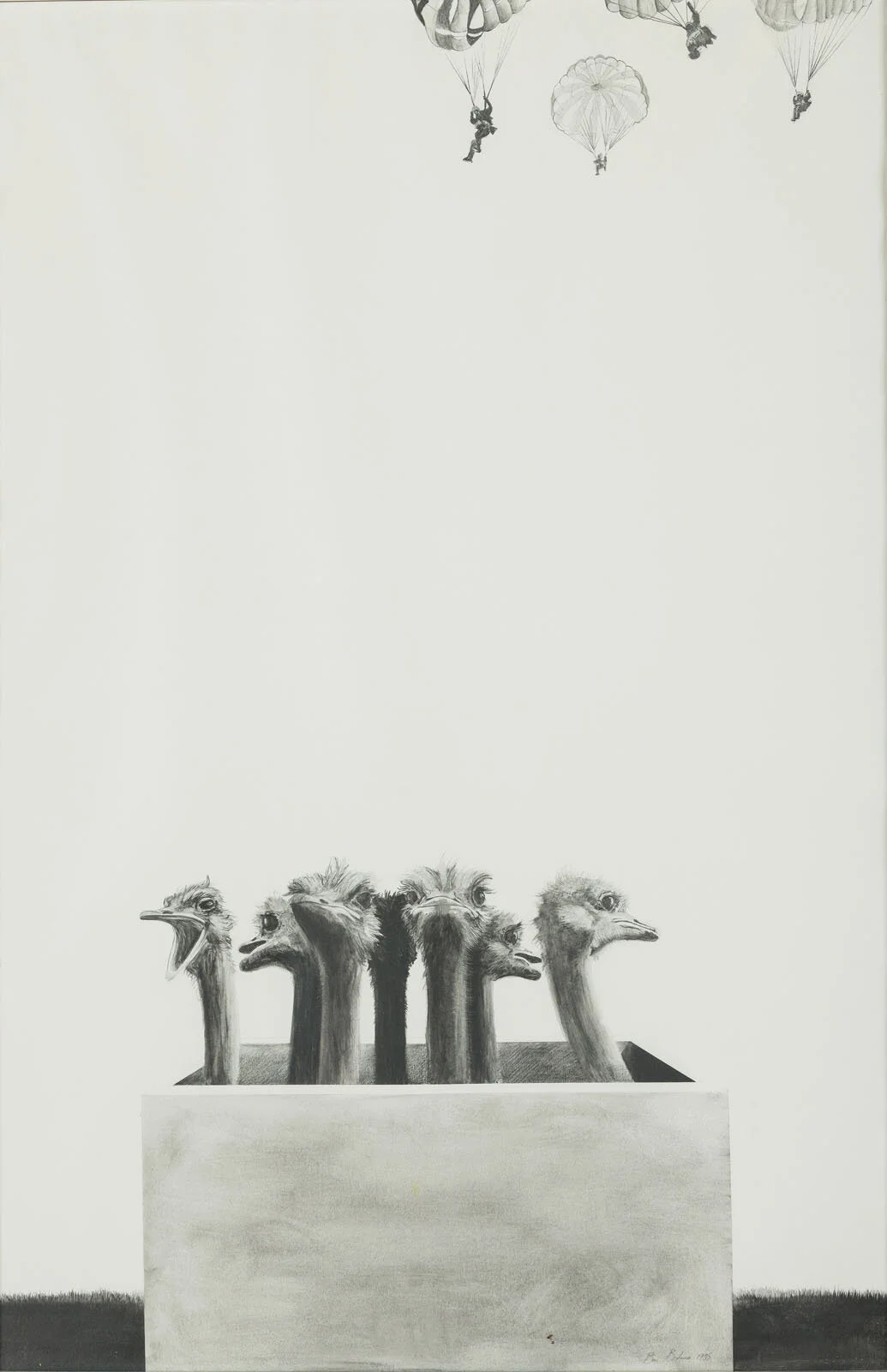 vry val<p font-weight="200">1985<br>pencil on paper<br>72 x 47.5 cm</p>