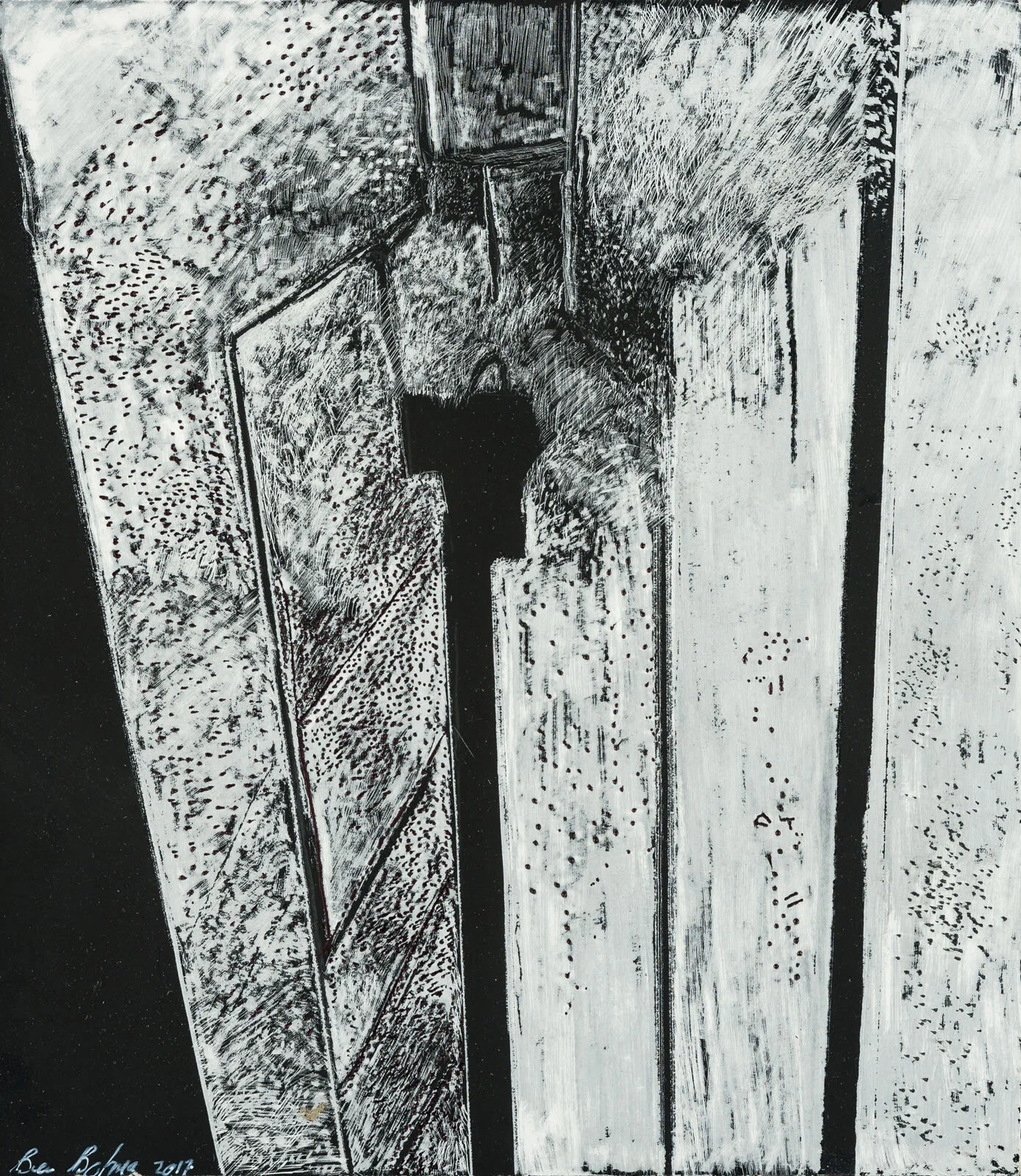 kiln series iii<p font-weight="200">2017<br>scraperboard<br>30 x 23 cm</p>