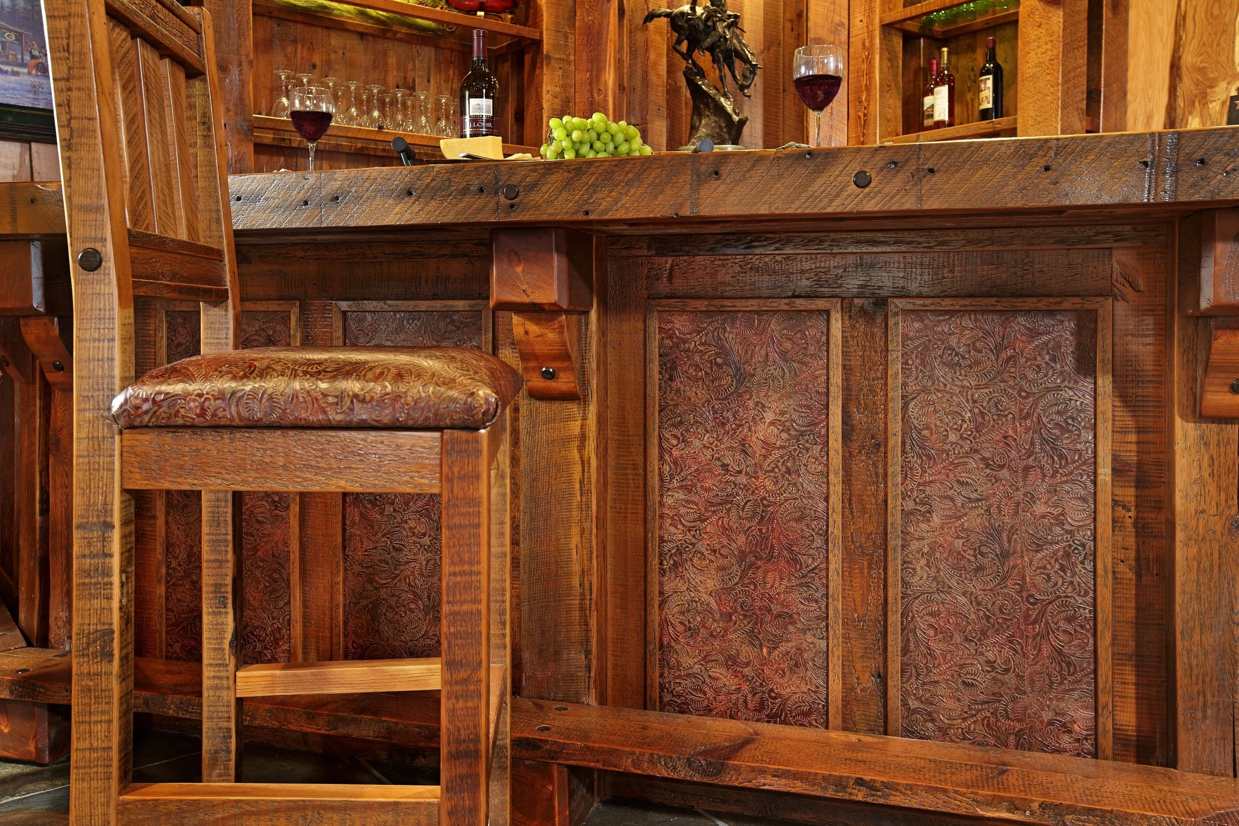 Custom Barnwood Bars & Rustic Bars — Reclaimed Rustic Woodworks