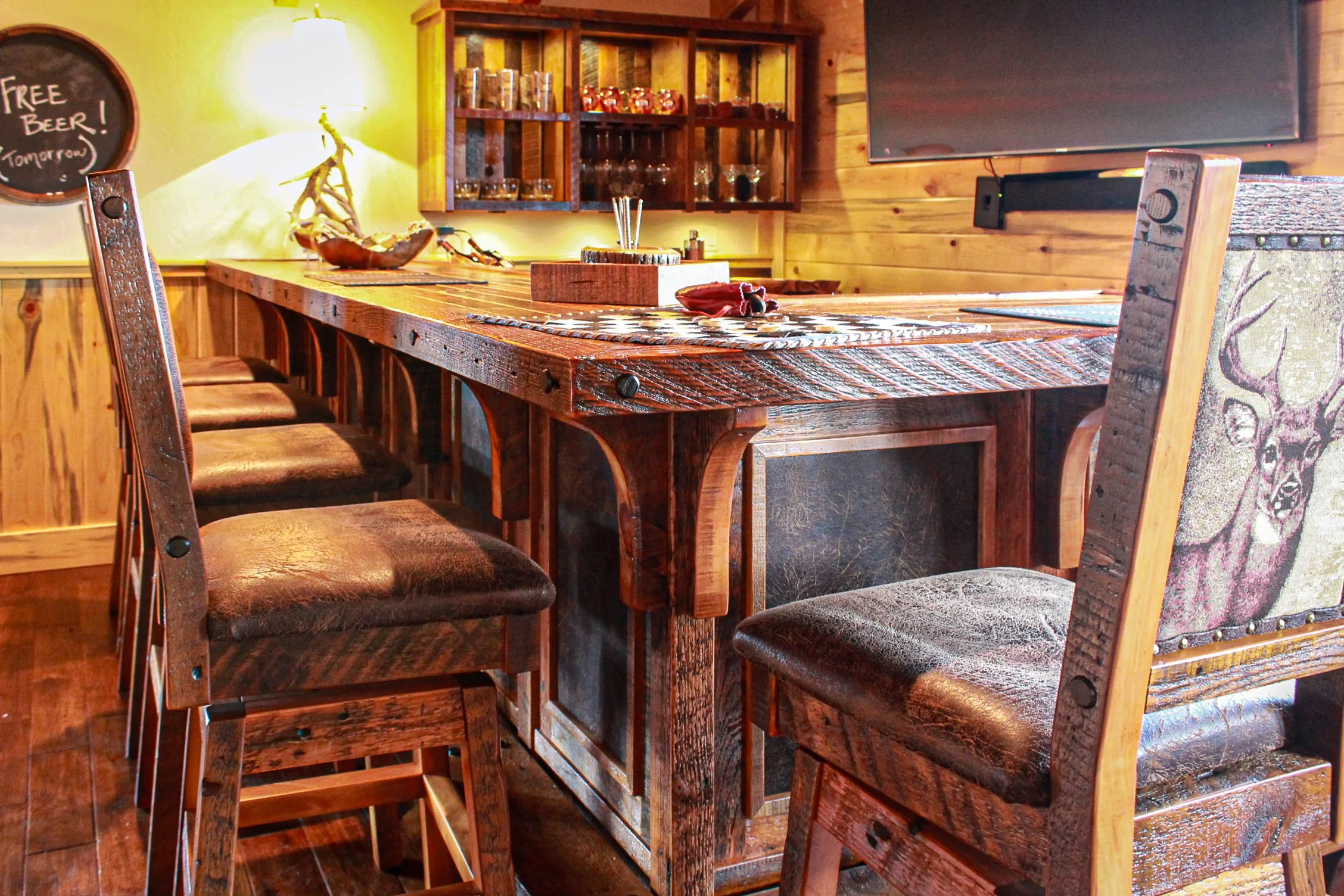 Custom Barnwood Bars & Rustic Bars — Reclaimed Rustic Woodworks