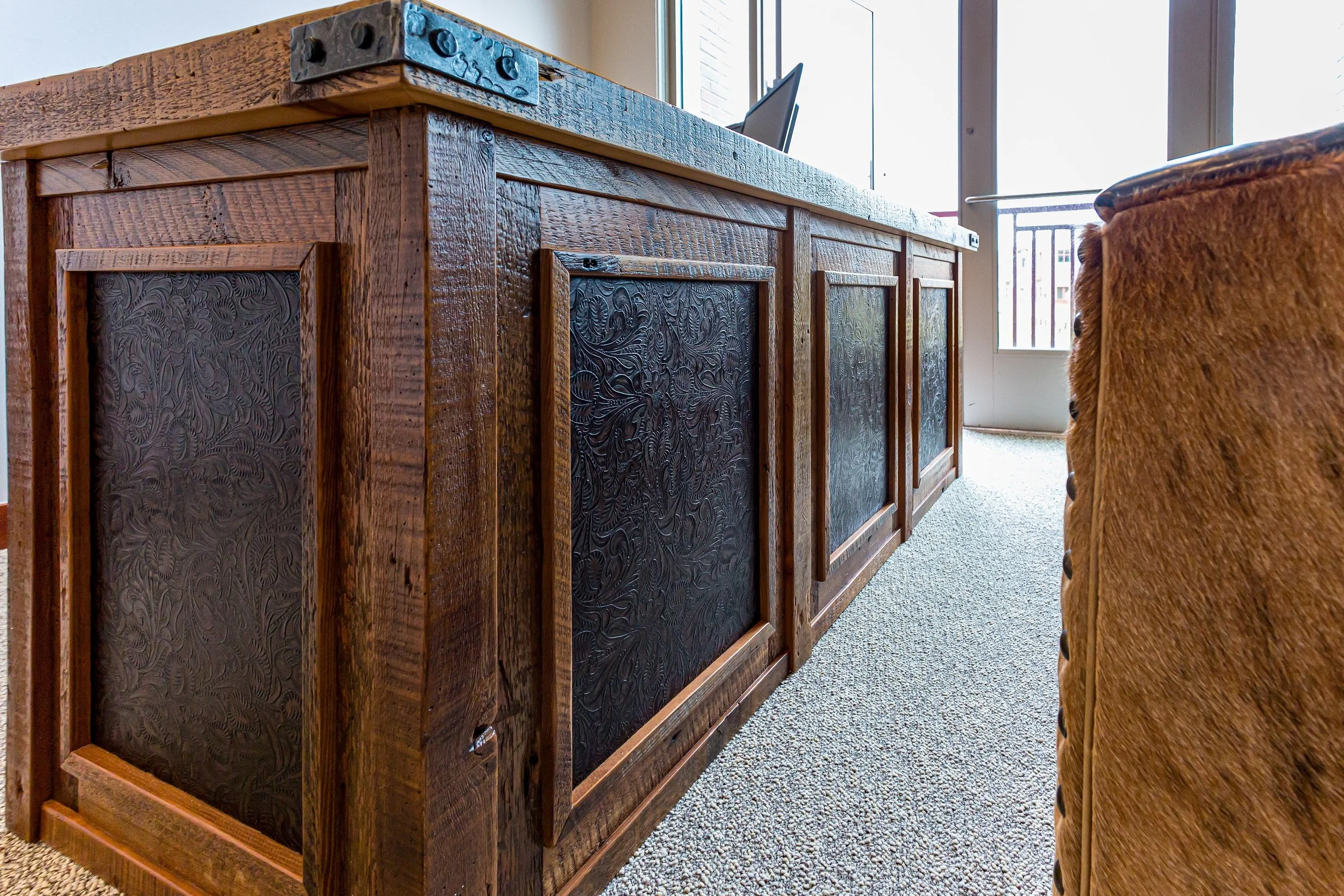 40 North Custom Office Build Out Silverado Style — Reclaimed Rustic ...