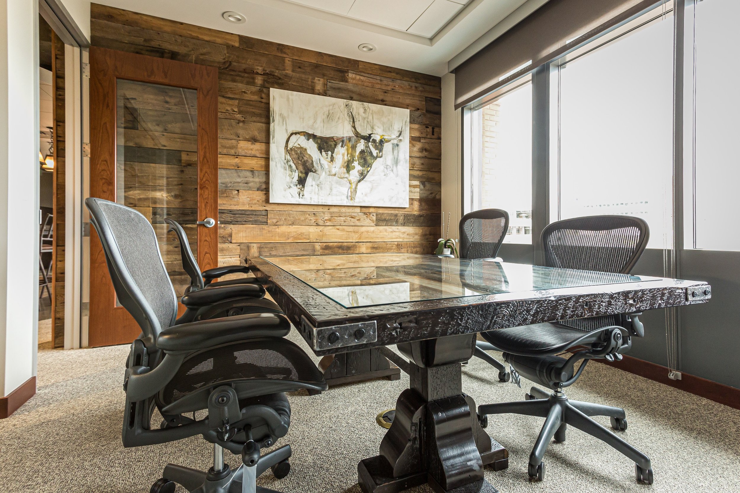 40 North Custom Office Build Out Silverado Style — Reclaimed Rustic ...