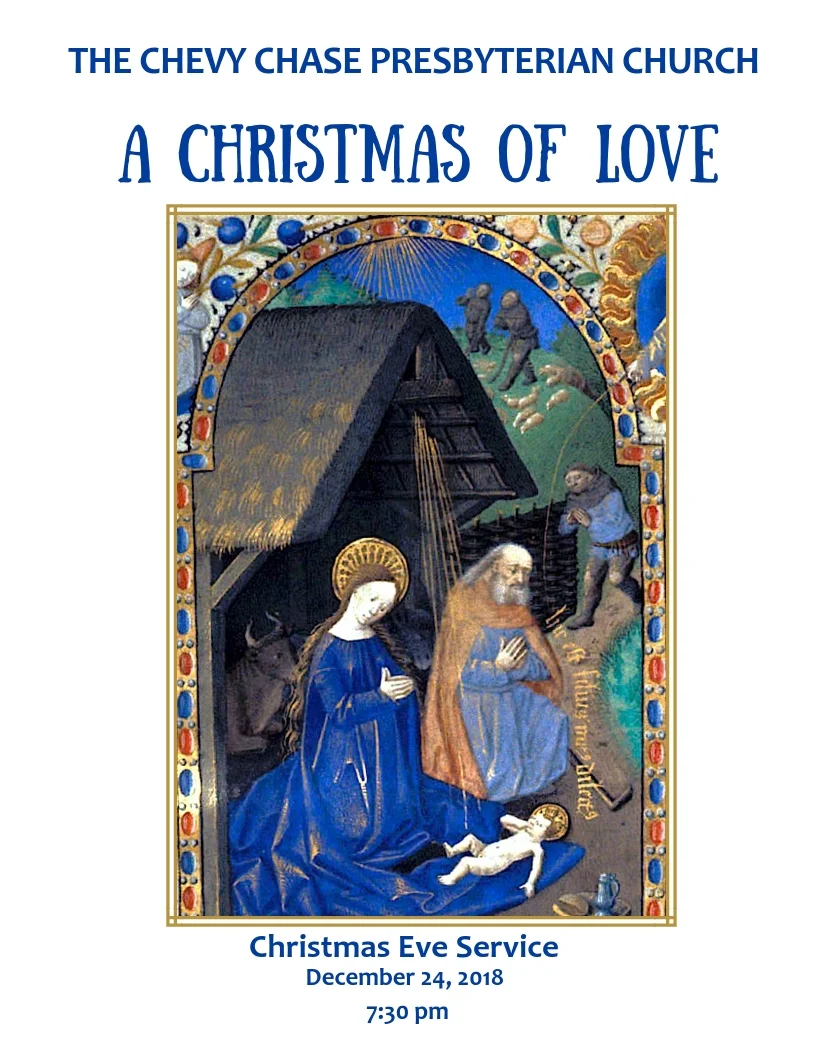 CHRISTMAS EVE 2018 7:30 pm Lessons & Carols 10:00 pm Lessons & Carols