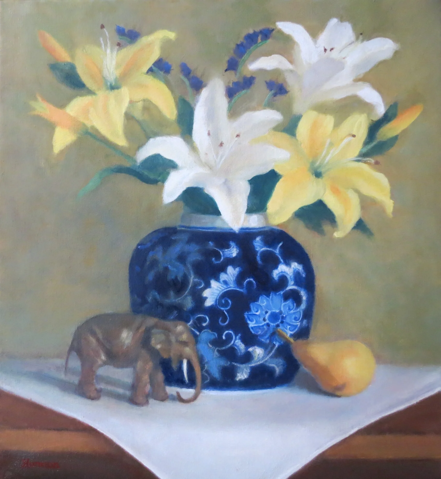"Elephant, Tigers and Pear"
