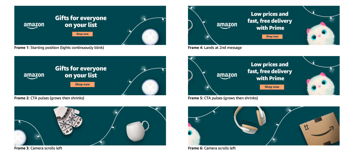 Story boards for HTML5 animation (horizontal)