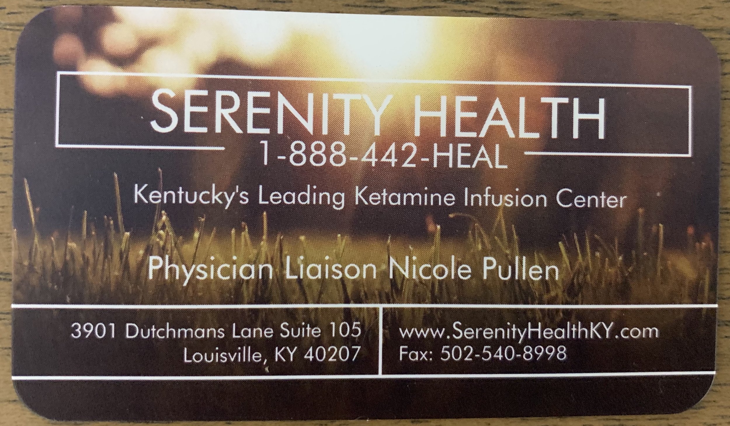 Serenity Health, Kentucky's Leading Ketamin Infusion Center, Nicole Pullen